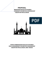 Proposal Masjid Arrohmah Karangdadap 2019