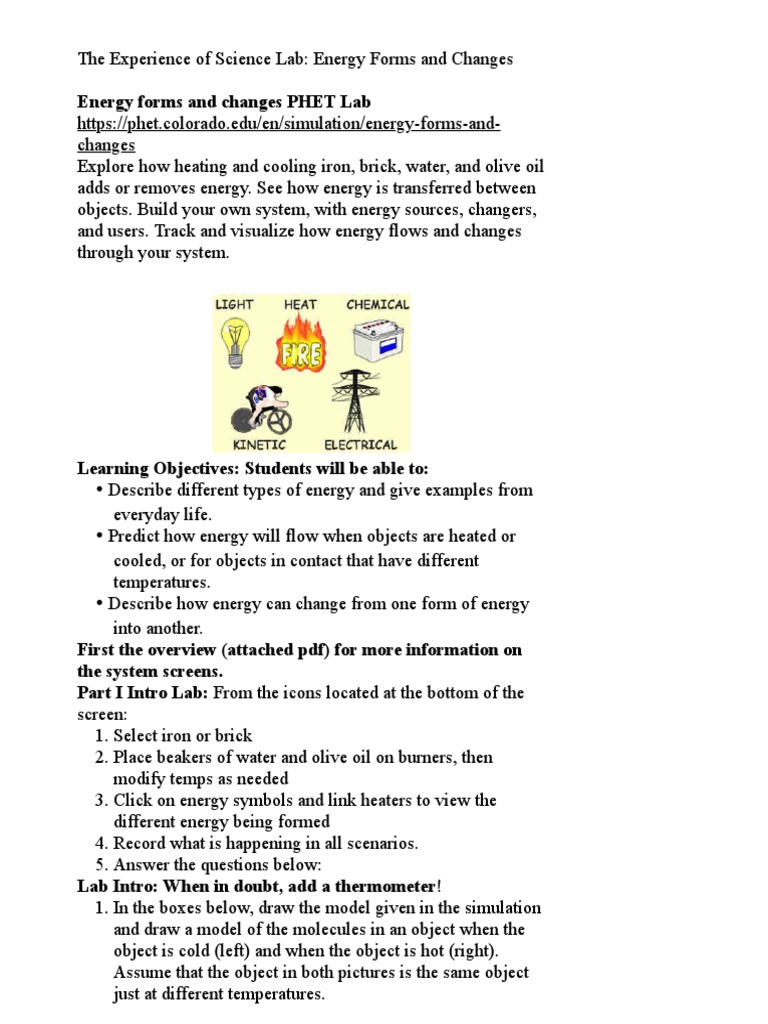 Energy Forms and Changes | PDF | Compact Fluorescent Lamp | Heat