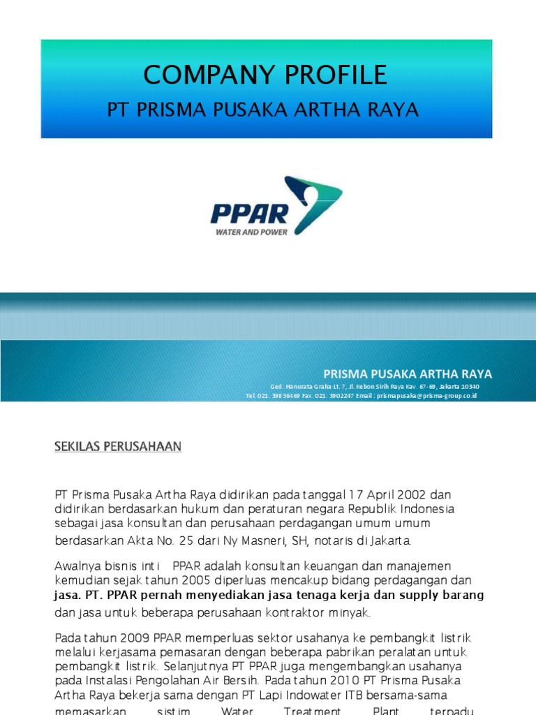 Company Profile 2016 Rev04042018 | PDF