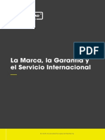 2. La Marca, la Garantía y el Servicio Internacional