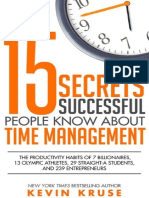 15 Secrets Succesful People Know About Time Management