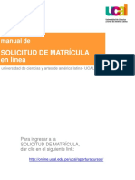Manual de Alumno - SOLICITUD DE MATRICULA 19-1 PDF