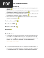 Upper Limb Tension Tests Guide | PDF | Anatomical Terms Of Motion | Elbow