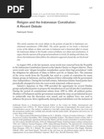 Download Religion and Indonesian Constitution by jochanaan SN44110374 doc pdf