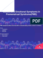 Causes and Emotional Symptoms in Premenstrual Syndrome(PMS)