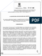 RESOLUCION No. 2841 CALENDARIO ACADEMICO 2020