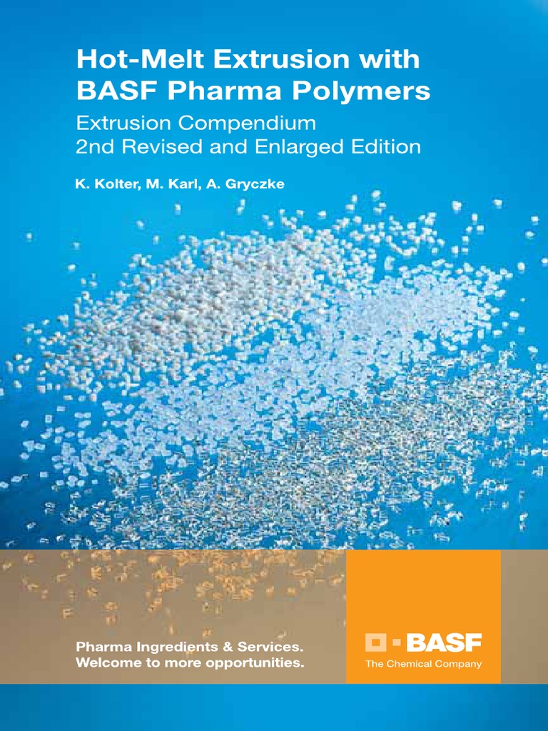 GENPMD318 Hot Melt Extrusion With BASF Pharma Polymers Book v2 PDF