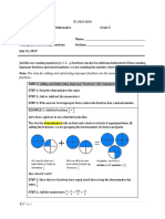 First Math Handout PDF