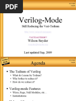 Verilog-Mode Veritedium 20090925