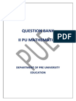 Karnataka 2nd PUC Question Bank - MATHS