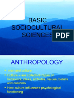 Basic Sociocultural Sciences