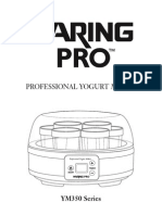 Waring Pro Yogurt Ym350 Manual