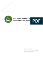 2019 World Brewers Cup Rules and Regulations