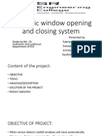 Automatic Window Open and Close System Mini Project