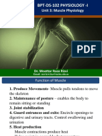 Unit 3 Muscle Physiology - BPT PDF