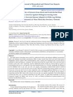 Antibacterial Activity of Extracts from Dried and Fresh Herbal Plant (Phyllanthus amarus) Against Pathogens Causing Acute Hepatopancreatic Necrosis Disease (Ahpnd) in White Leg Shrimp (Litopenaeus vannamei) at Thua Thien Hue Province, Vietnam