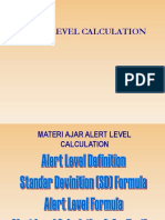Alert Level Calculation (A/c Maintenance Management Literature)