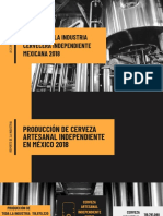 Estado de La Industria Cevecera Mexico 2018