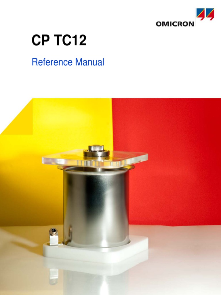 CP TC12 Reference Manual | PDF | High Voltage | Capacitor