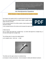 Aero Technology Easa Module 8 Basic Aerodynamics Questions