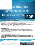 ERP, Development and Database