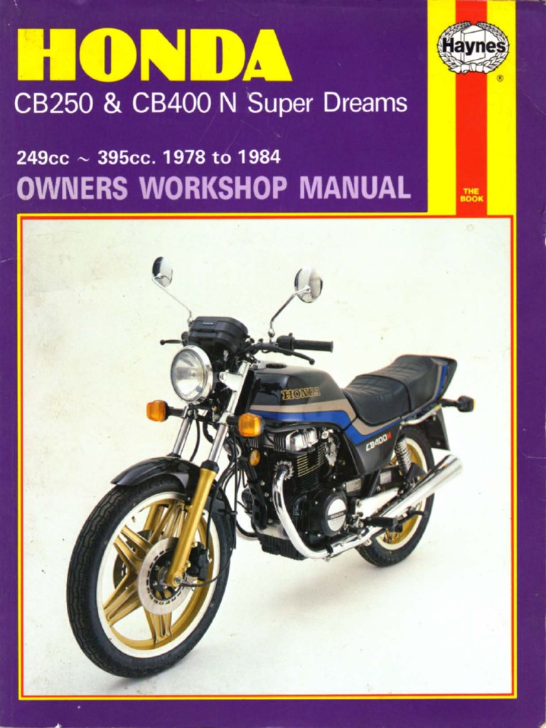 ホンダ CB250 CB400サービスマニュアル cb250/400t nスーパーホーク
