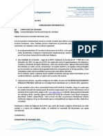 Comunicado Informativo Formal