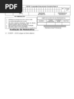 Avaliação EDICARLOS