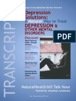Depression Solutions Transcript AndrewSaul, PHD PDF