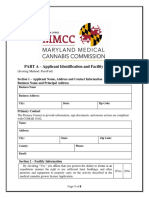 MMCC Medical Cannabis Grower Application - Parts A-C