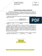 2do CARTA DE ACEPTACIÓN PARA EL SERVICIO COMUNITARIO