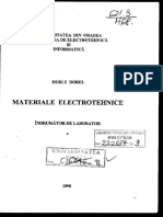 Materiale Electrotehnice-Indrumator Laborator