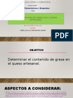 DETERMINACIÓN DE GRASA EN EL QUESO ARTESANAL.pptx