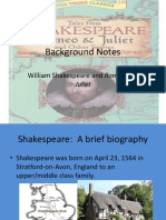 Shakespeare RJ Notes