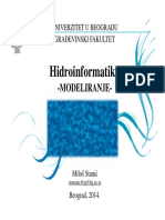 Hydroinformatika Modeliranje