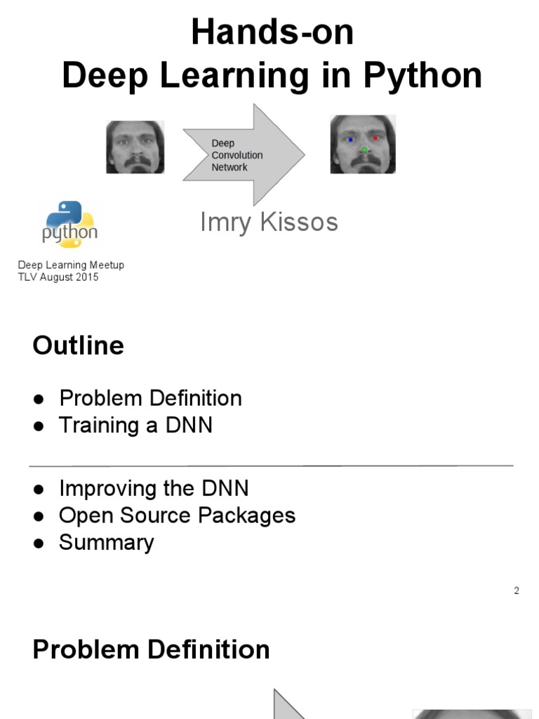 Deep Learning Handson | PDF | Deep Learning | Artificial Neural Network