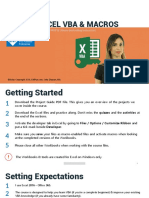 Excel VBA Course Slides