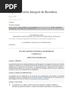 Ley Chile - Ley 20920 - Biblioteca Del Congreso Nacional | PDF ...