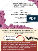 Bahan Pelatihan Materi Radikalisme