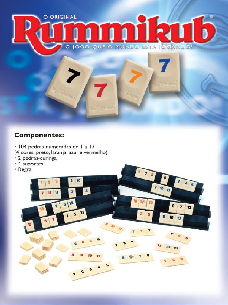 Rummikub Manual Table Games PDF PDF