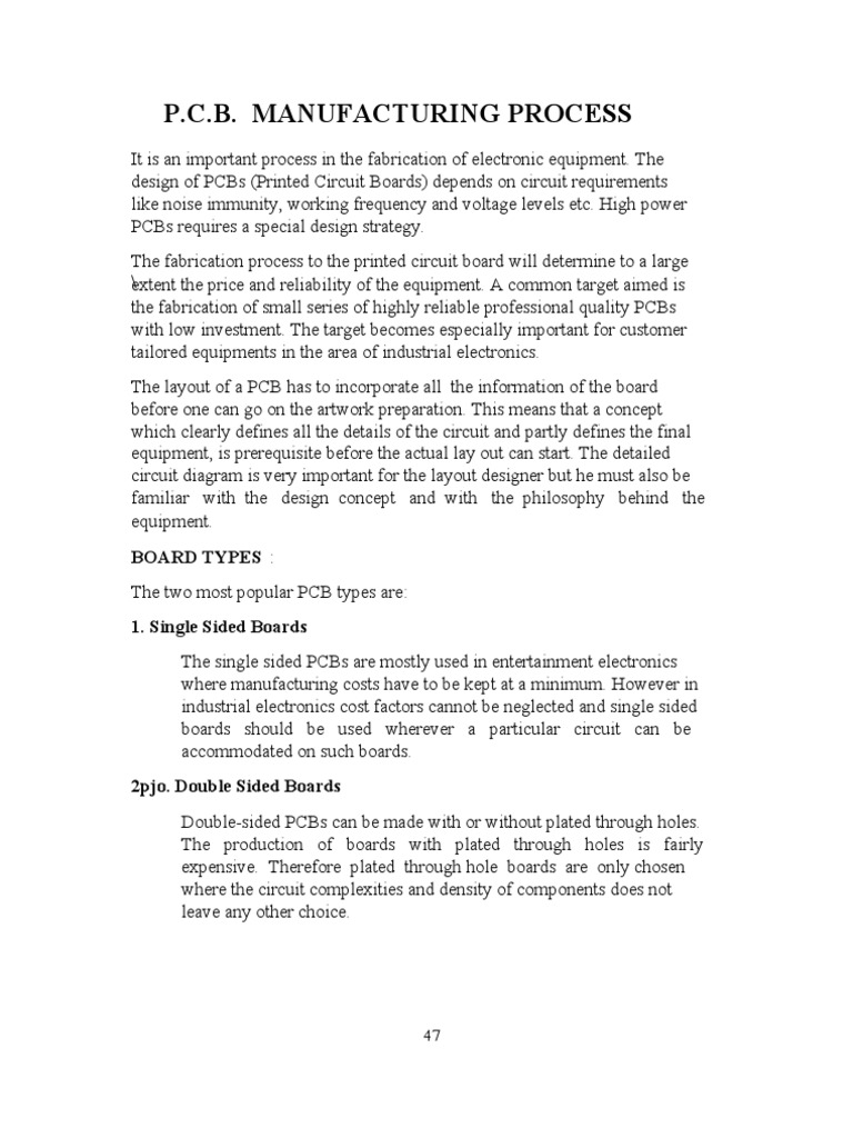 PCB Manufacturing | PDF | Printed Circuit Board | Soldering