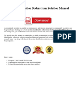 System Identification Soderstrom Solution Manual Problems