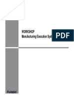 Manufacturing Execution System