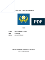 Latihan Soal Koperasi Dan Umkm Mahalia 2018