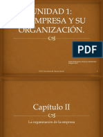 Unidad 1 Cap 2 La Organización de La Empresa PDF