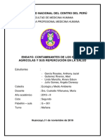 Contaminantes de Los Suelos Agrícolas y Su Repercución en La Salud