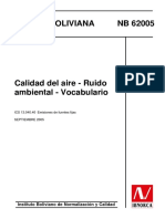 NB62005 Calidad de Aire y Ruido Ambiental Vocabulario PDF