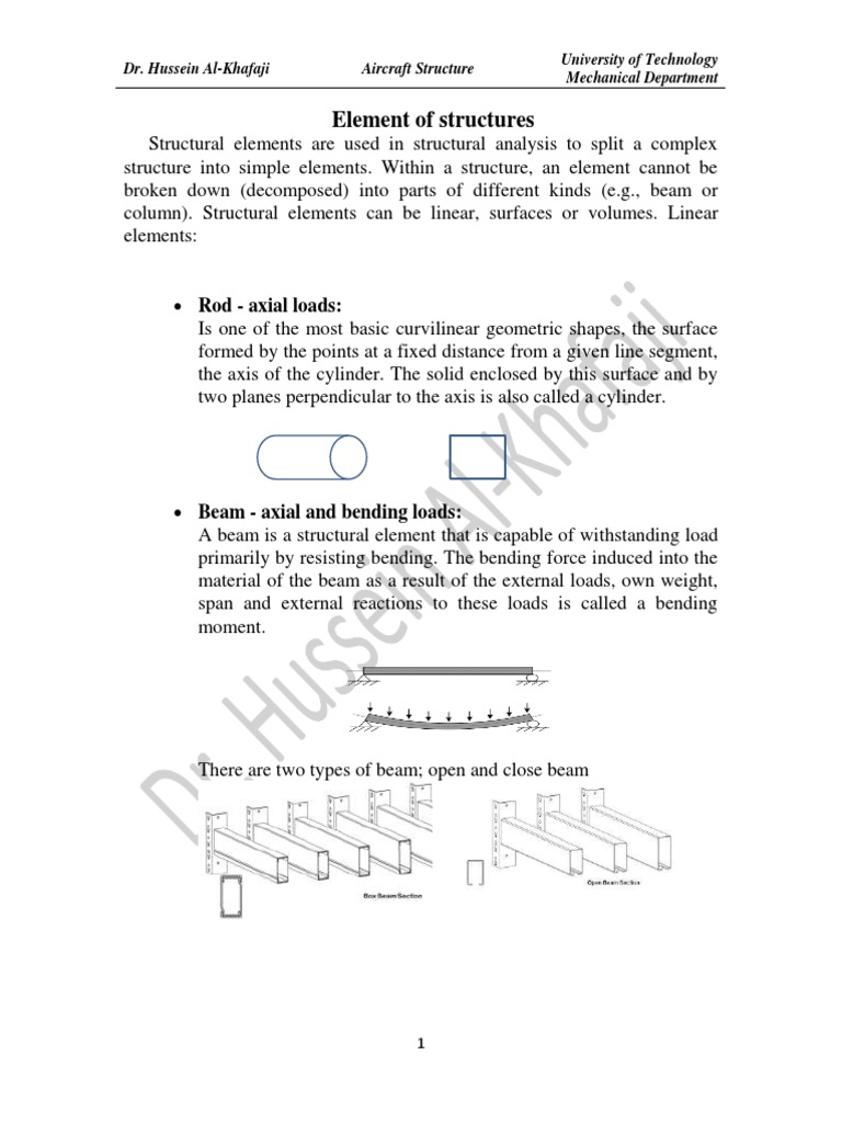Aircraft Structure PDF PDF Bending Beam (Structure)