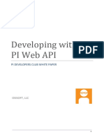 Developing With PI Web API - White Paper