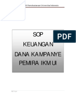 SOP Keuangan Pemira UI 2009